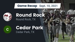 Recap: Round Rock  vs. Cedar Park  2021