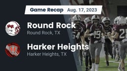 Recap: Round Rock  vs. Harker Heights  2023
