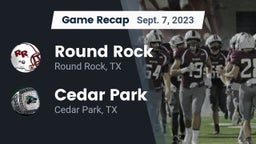 Recap: Round Rock  vs. Cedar Park  2023
