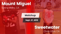 Matchup: Mount Miguel High vs. Sweetwater  2019