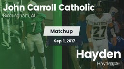 Matchup: Carroll Catholic vs. Hayden  2017