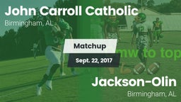 Matchup: Carroll Catholic vs. Jackson-Olin  2017