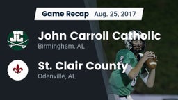 Recap: John Carroll Catholic  vs. St. Clair County  2017