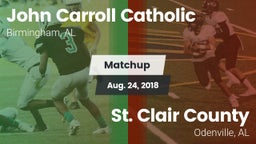 Matchup: Carroll Catholic vs. St. Clair County  2018