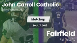 Matchup: Carroll Catholic vs. Fairfield  2018