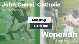 Matchup: Carroll Catholic vs. Wenonah  2018