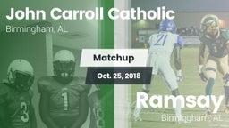 Matchup: Carroll Catholic vs. Ramsay  2018