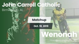Matchup: Carroll Catholic vs. Wenonah  2019