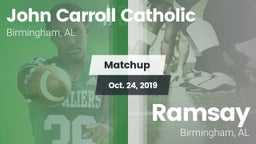 Matchup: Carroll Catholic vs. Ramsay  2019