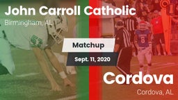 Matchup: Carroll Catholic vs. Cordova  2020