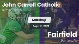 Matchup: Carroll Catholic vs. Fairfield  2020