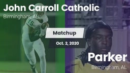 Matchup: Carroll Catholic vs. Parker  2020