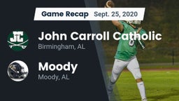 Recap: John Carroll Catholic  vs. Moody  2020