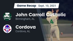 Recap: John Carroll Catholic  vs. Cordova  2021