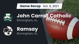 Recap: John Carroll Catholic  vs. Ramsay  2021