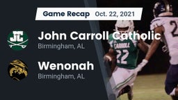 Recap: John Carroll Catholic  vs. Wenonah  2021