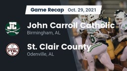 Recap: John Carroll Catholic  vs. St. Clair County  2021