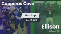 Matchup: Copperas Cove High vs. Ellison  2017