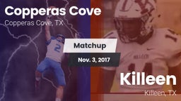 Matchup: Copperas Cove High vs. Killeen  2017