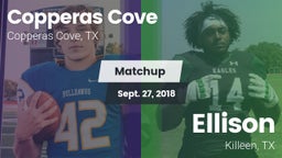 Matchup: Copperas Cove High vs. Ellison  2018