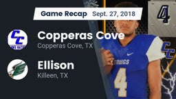 Recap: Copperas Cove  vs. Ellison  2018