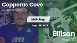 Matchup: Copperas Cove High vs. Ellison  2019