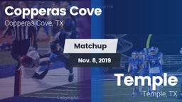 Matchup: Copperas Cove High vs. Temple  2019