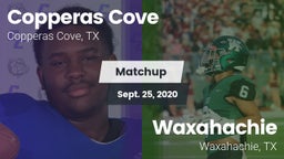 Matchup: Copperas Cove High vs. Waxahachie  2020