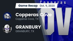 Recap: Copperas Cove  vs. GRANBURY 2020