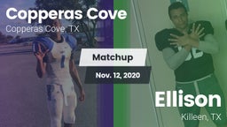 Matchup: Copperas Cove High vs. Ellison  2020