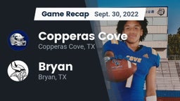 Recap: Copperas Cove  vs. Bryan  2022