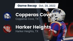 Recap: Copperas Cove  vs. Harker Heights  2022