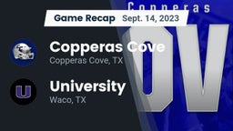 Recap: Copperas Cove  vs. University  2023
