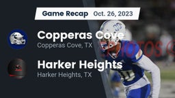 Recap: Copperas Cove  vs. Harker Heights  2023