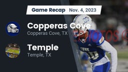 Recap: Copperas Cove  vs. Temple  2023