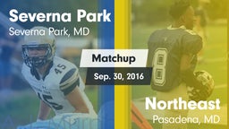 Matchup: Severna Park High vs. Northeast  2016