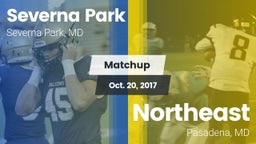 Matchup: Severna Park High vs. Northeast  2017