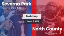 Matchup: Severna Park High vs. North County  2019