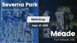 Matchup: Severna Park High vs. Meade  2019