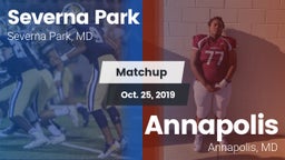 Matchup: Severna Park High vs. Annapolis  2019