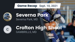 Recap: Severna Park  vs. Crofton High Shool  2021