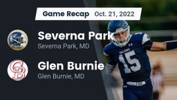 Recap: Severna Park  vs. Glen Burnie  2022