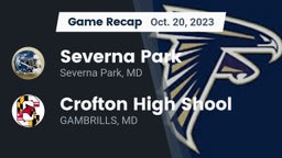 Recap: Severna Park  vs. Crofton High Shool  2023