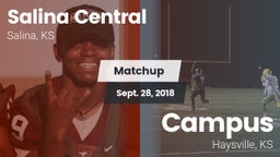 Matchup: Salina Central vs. Campus  2018