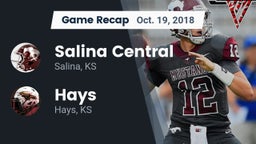 Recap: Salina Central  vs. Hays  2018