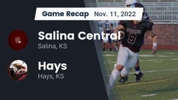 Recap: Salina Central  vs. Hays  2022