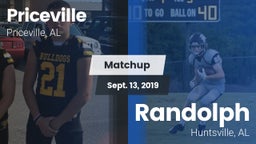 Matchup: Priceville High vs. Randolph  2019