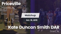Matchup: Priceville High vs. Kate Duncan Smith DAR  2019