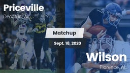 Matchup: Priceville High vs. Wilson  2020