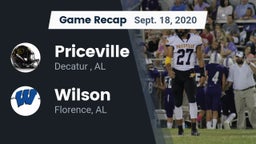 Recap: Priceville  vs. Wilson  2020